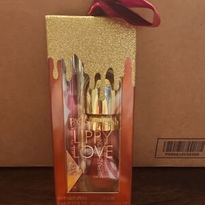 Paris Hilton Lip Love Set with Gold and Pink Accents